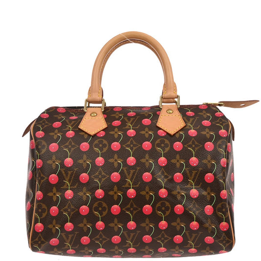 Louis Vuitton 2005 Monogram Cherry Speedy 25 Handbag M95009