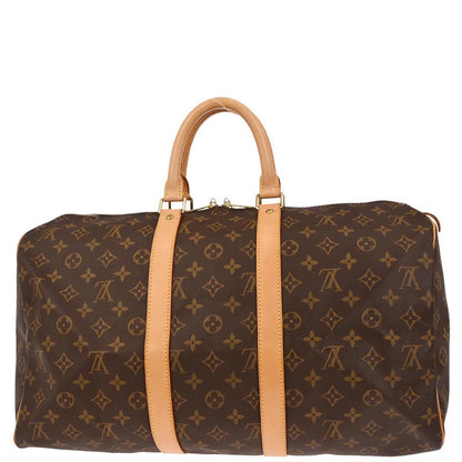 Louis Vuitton 2001 Monogram Keepall 45 Duffle Bag M41428