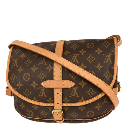 Louis Vuitton 1997 Monogram Saumur 30 Messenger Shoulder Bag M42256