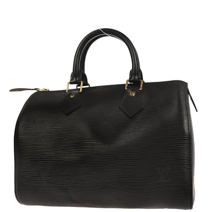 Louis Vuitton 1996 Black Epi Speedy 25 Handbag M43012