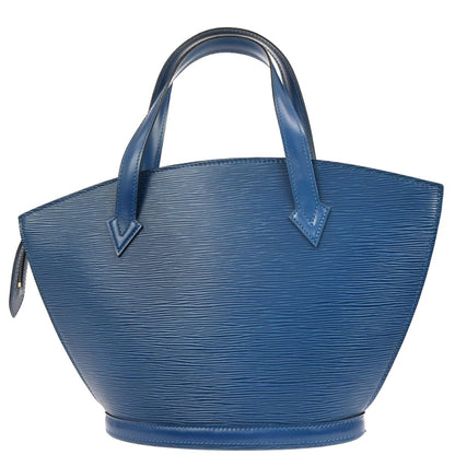 Louis Vuitton 1995 Blue Epi Saint Jacques Tote Handbag M52275