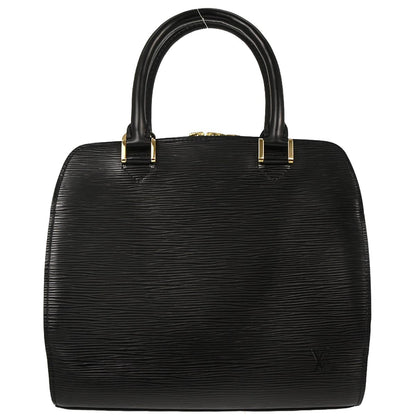 Louis Vuitton 2005 Black Epi Pont Neuf Handbag M52052