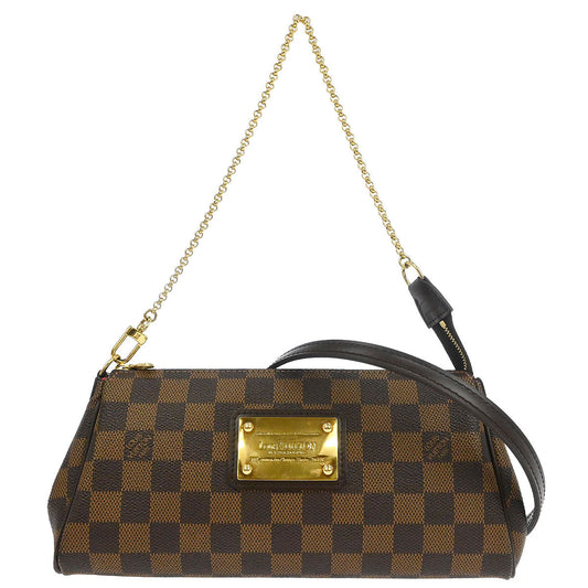 Louis Vuitton 2009 Damier Eva 2way Chain Shoulder Handbag N55213