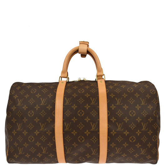 Louis Vuitton 2001 Monogram Keepall 50 Duffle Travel Handbag M41426