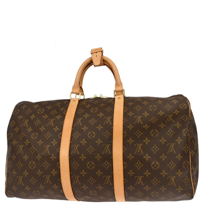 Louis Vuitton 2001 Monogram Keepall 50 Duffle Travel Handbag M41426