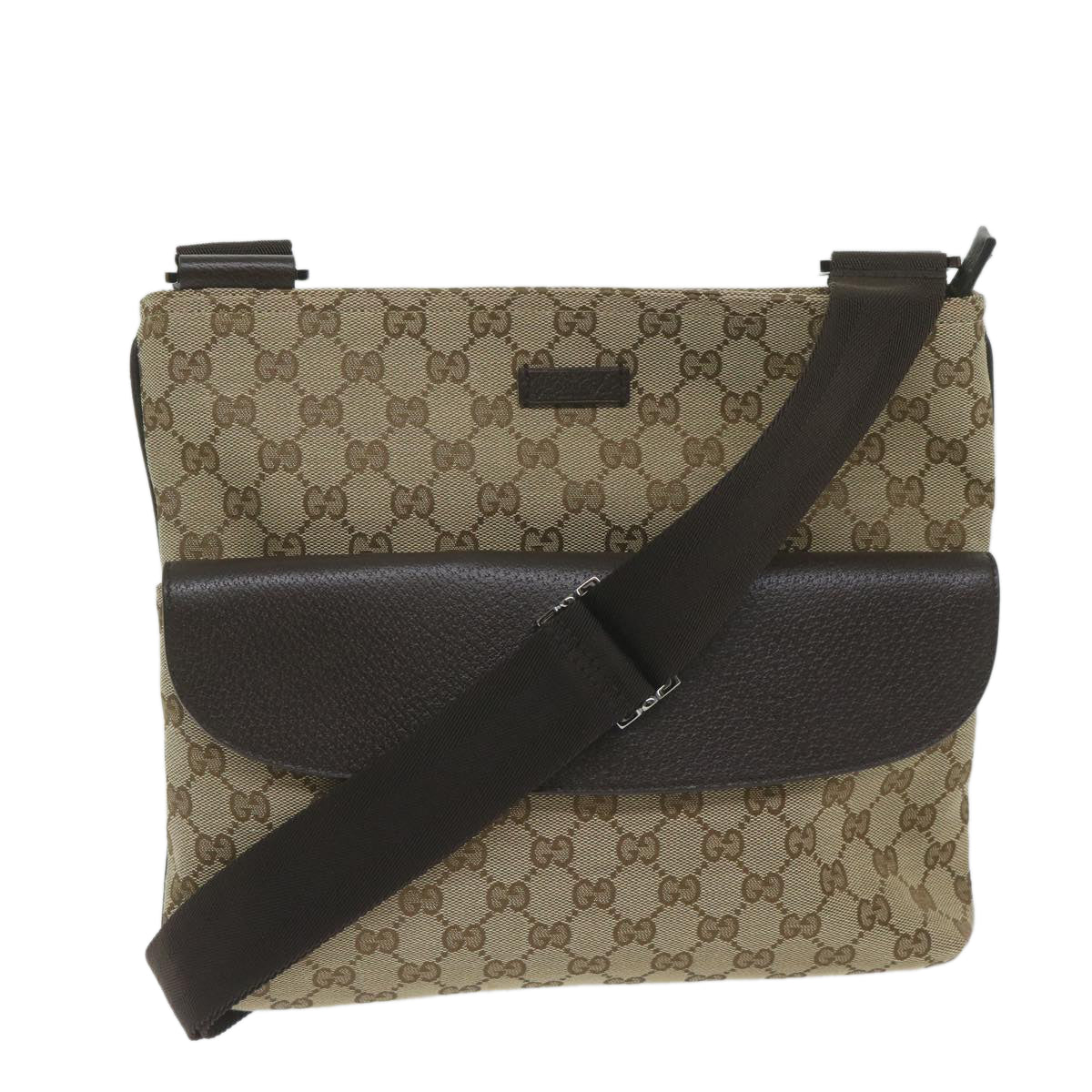 Gucci Gg Canvas Beige Canvas Shoulder Bag ()