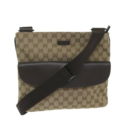 Gucci Gg Canvas Beige Canvas Shoulder Bag ()
