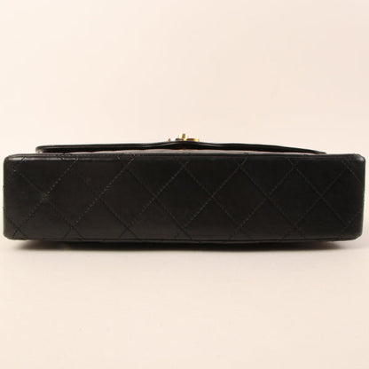 CHANEL Around 1992 Made Paris Limited Design Flap Chain Bag Black