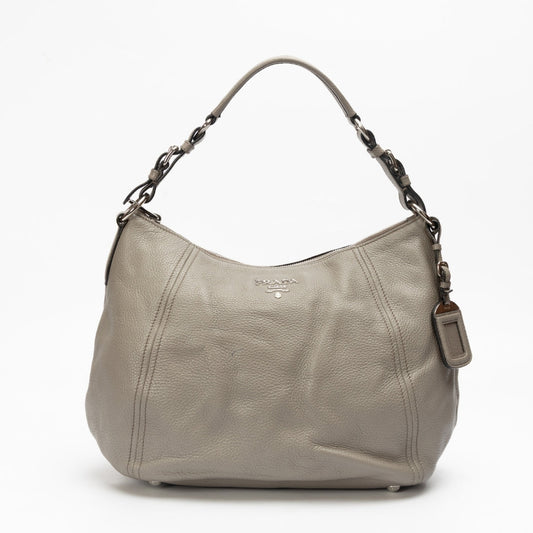 Prada Vitello Phenix Leather Hobo