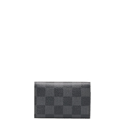 Louis Vuitton Graphite Multicle 6 Keycase N62662 Black PVC Leather  Louis Vuitton