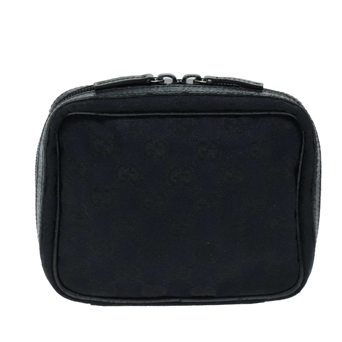 Gucci Gg Canvas Black Canvas Clutch Bag
