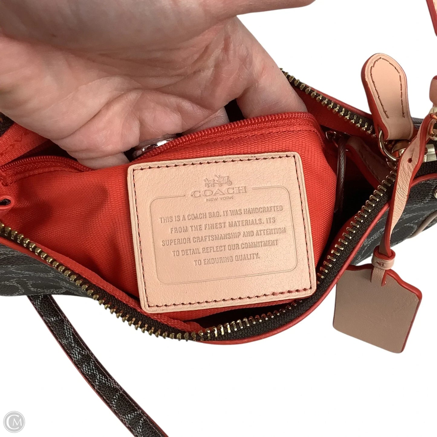 Crossbody Designer By Coach, Size: Small