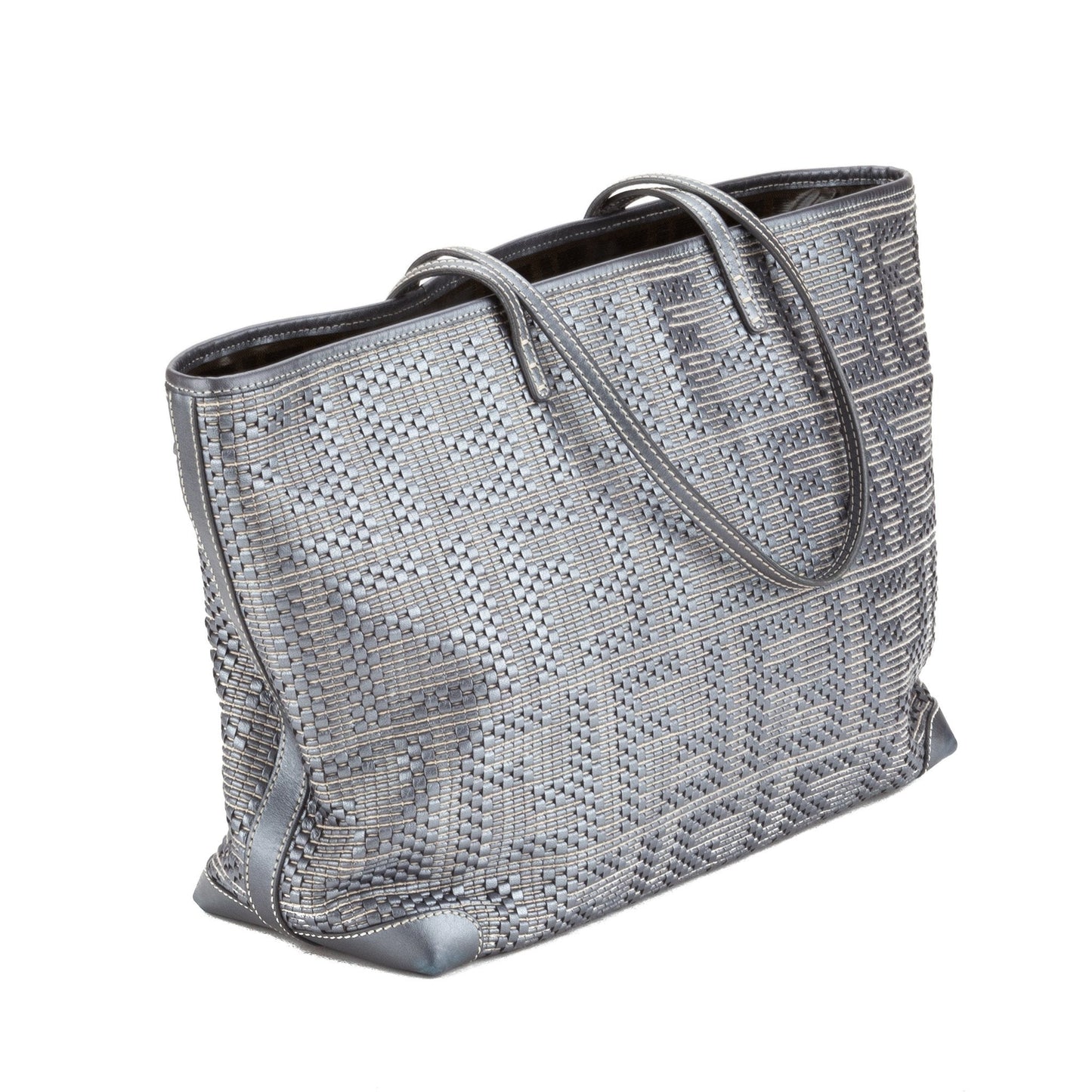 Fendi Silver Zucca Tote (Indistinguishable)