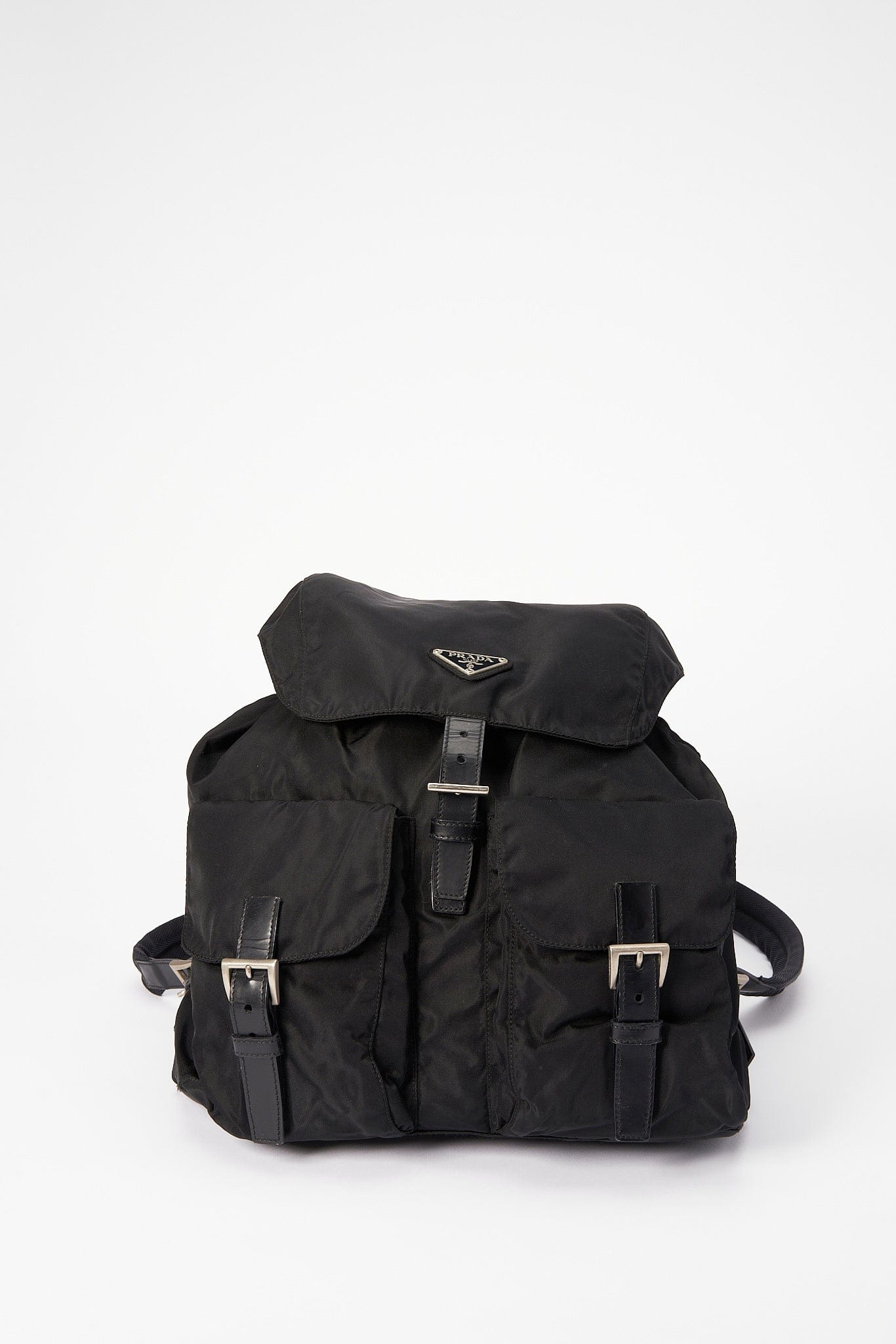 Prada Black Nylon Backpack