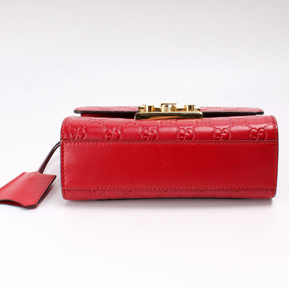 409487 Padlock Guccissima Small