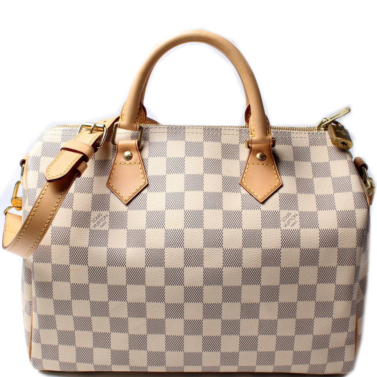 Speedy 30 Bandouliere Damier Azur