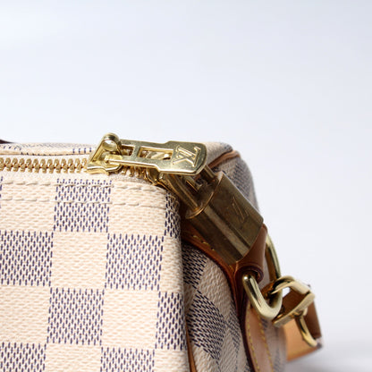 Speedy 30 Bandouliere Damier Azur