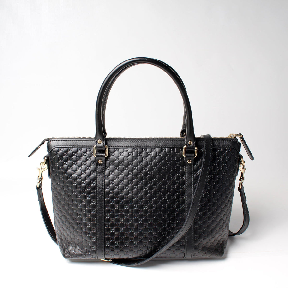 449656 Margaux Satchel Micro Guccissima