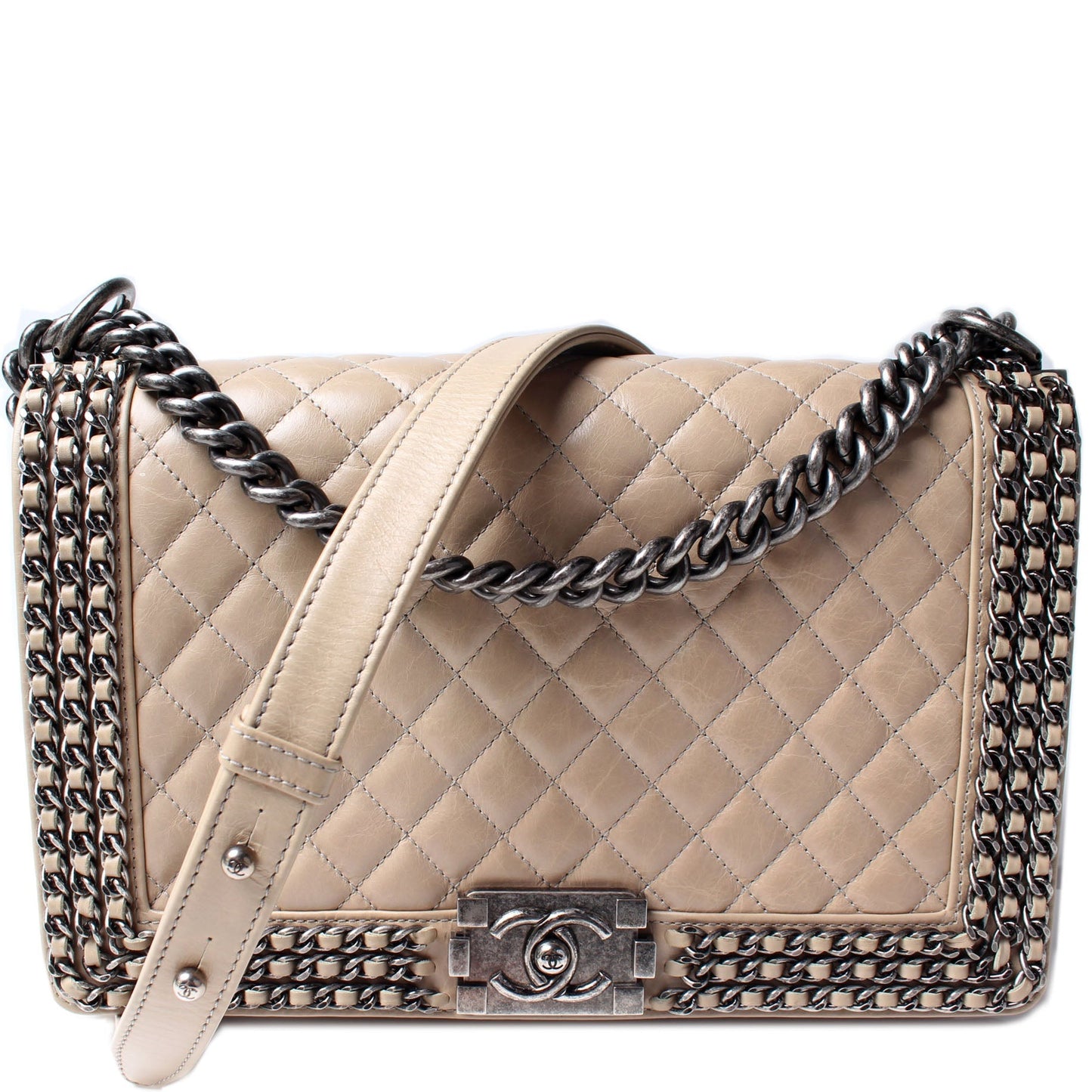 Chanel Boy Flap Medium Old Chain Around 20M