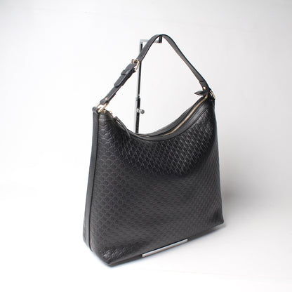 449732 Margaux Shoulder Bag Micro Guccissima