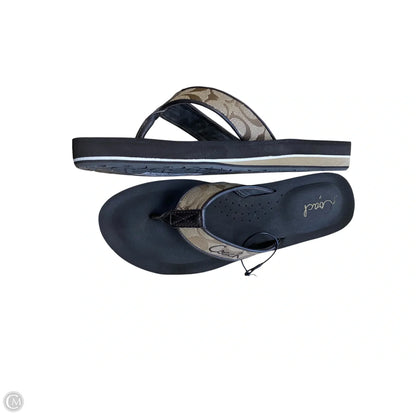 Sandals Designer By Coach In Brown, Size: 8.5
