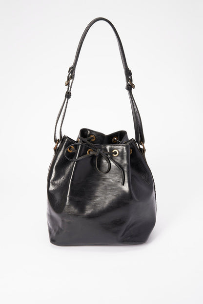 Louis Vuitton Epi Leather Petit Noé Bag - Black