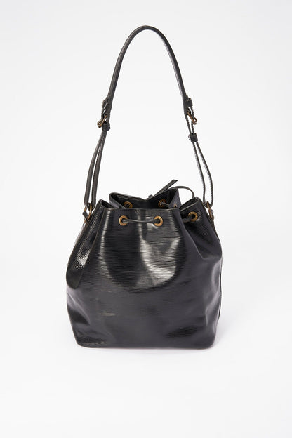 Louis Vuitton Epi Leather Petit Noé Bag - Black