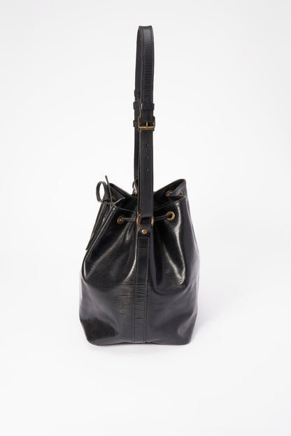 Louis Vuitton Epi Leather Petit Noé Bag - Black