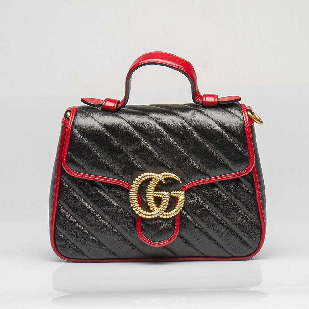 Gucci GG Marmont Mini Top Handle Bag 583571 0OLFX 8277 31576284