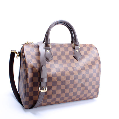 Speedy 30 Bandouliere Damier Ebene