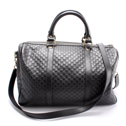 449646 Boston W/Strap Micro Guccissima