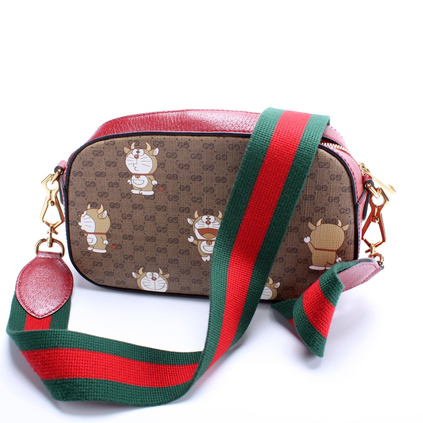 574886 Gucci X Doraemon GG Supreme Shoulder Bag