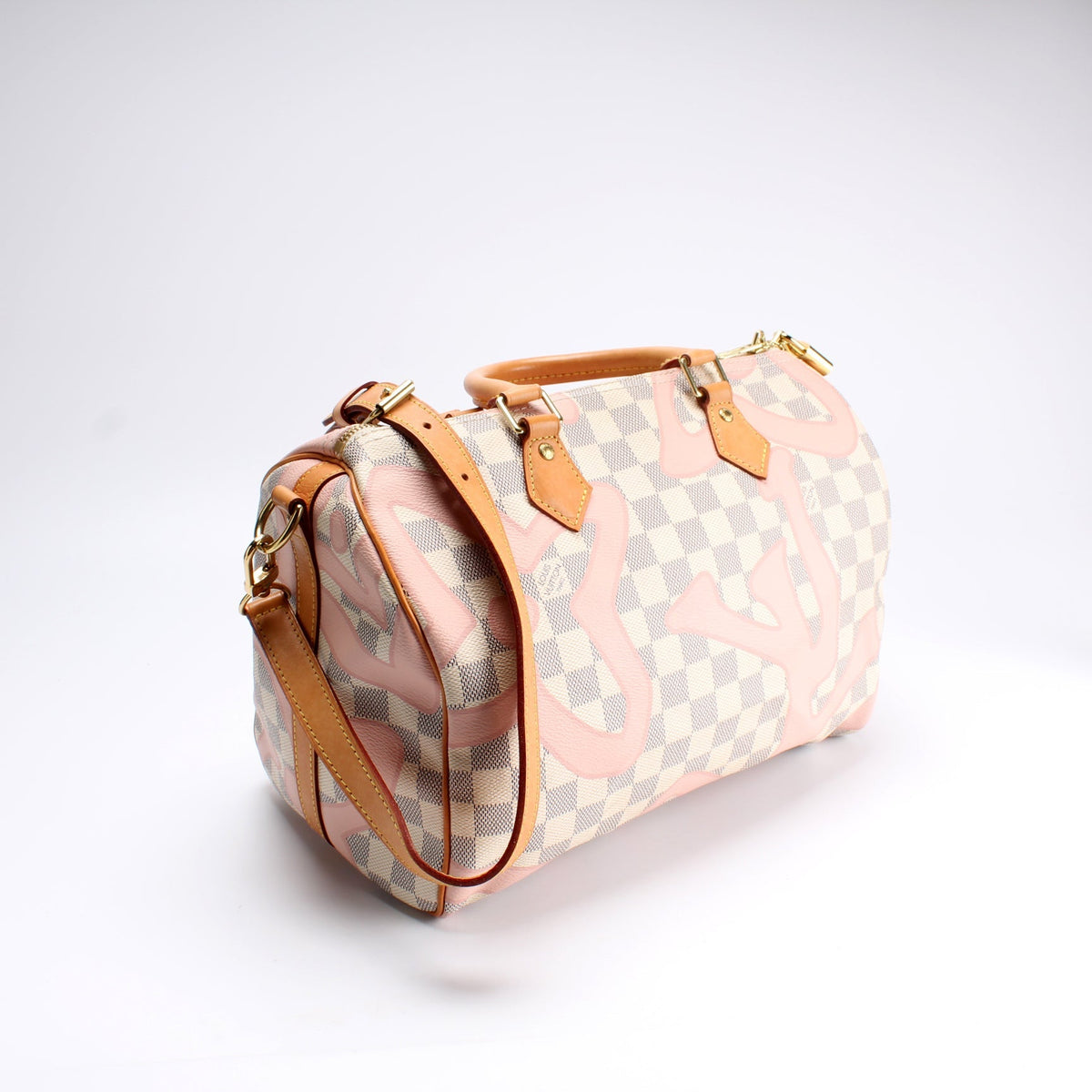 Speedy 30 Bandouliere Damier Azur Tahitienne