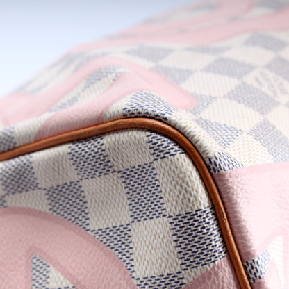 Speedy 30 Bandouliere Damier Azur Tahitienne