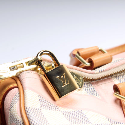 Speedy 30 Bandouliere Damier Azur Tahitienne