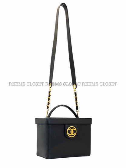 CHANEL Vintage Black Vanity Case
