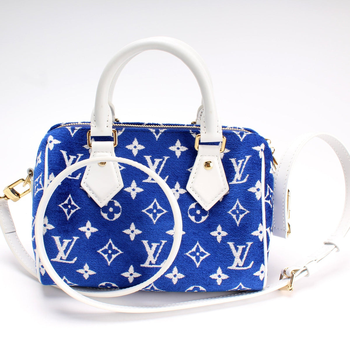 Speedy 20 Bandouliere LV Match Velvet Monogram
