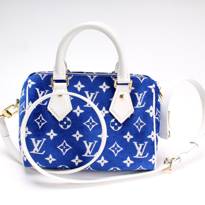 Speedy 20 Bandouliere LV Match Velvet Monogram