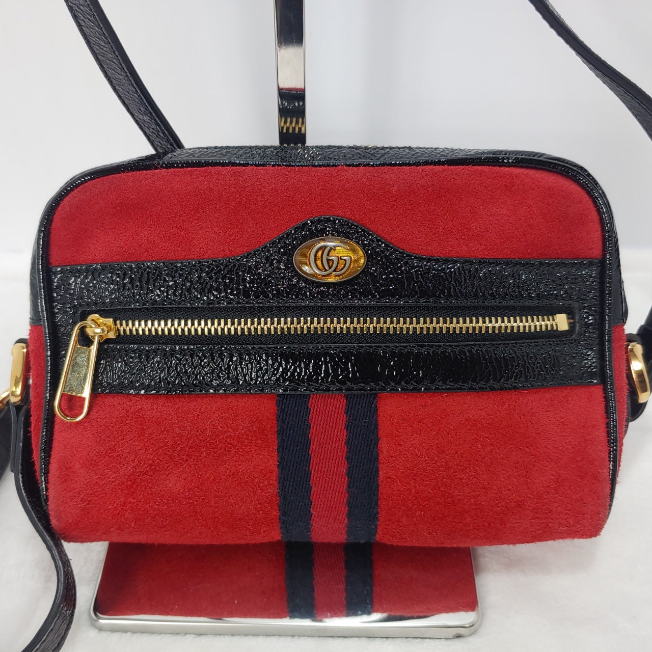 Gucci Odepia Velvet Crossbody Bag 517350 41212255