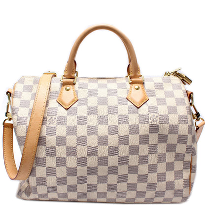Speedy 30 Bandouliere Damier Azur