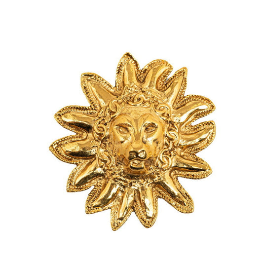 Gold Plated Chanel Brooch for Women