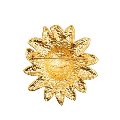 Gold Plated Chanel Brooch for Women