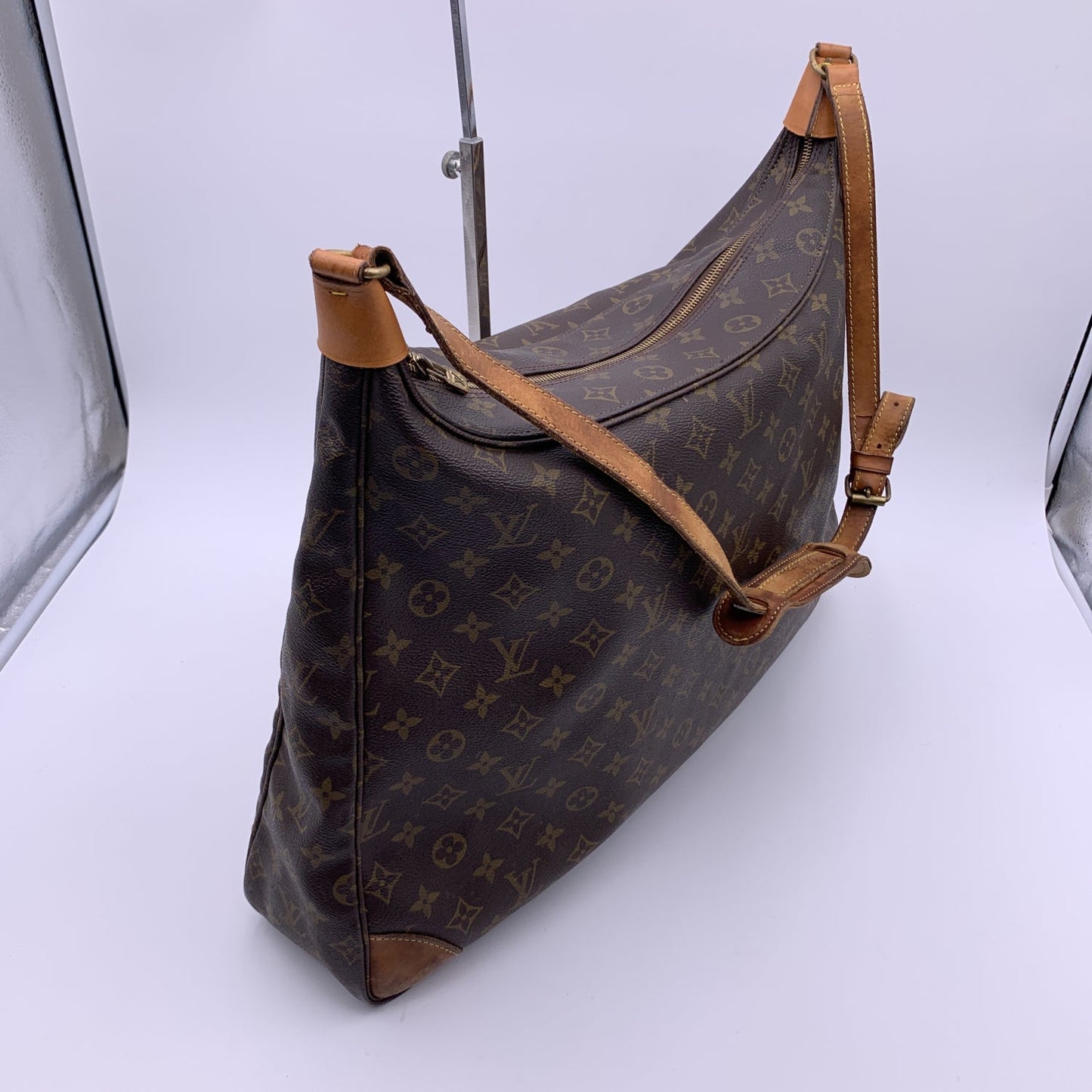 LOUIS VUITTON Vintage Monogram Canvas Boulogne 50 Xl Shoulder Bag