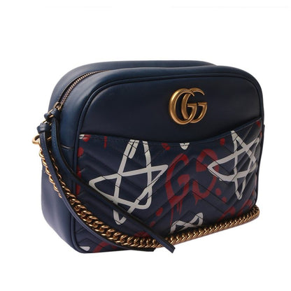 Gucci GG Marmont Ghost Star Printed Crossbody Bag 443499 29193 6672173921 31116985