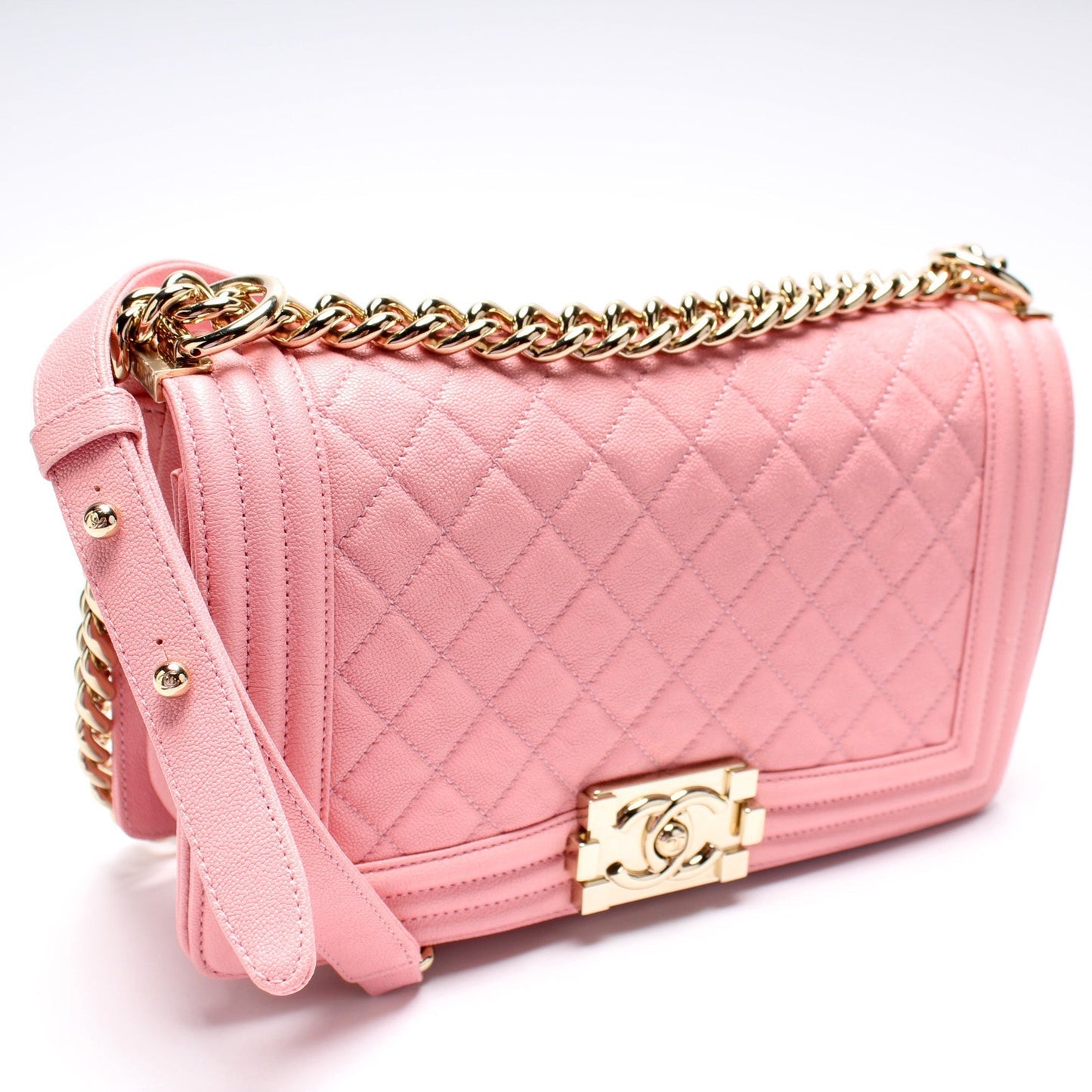 Chanel Boy Flap Medium Old Caviar 27M