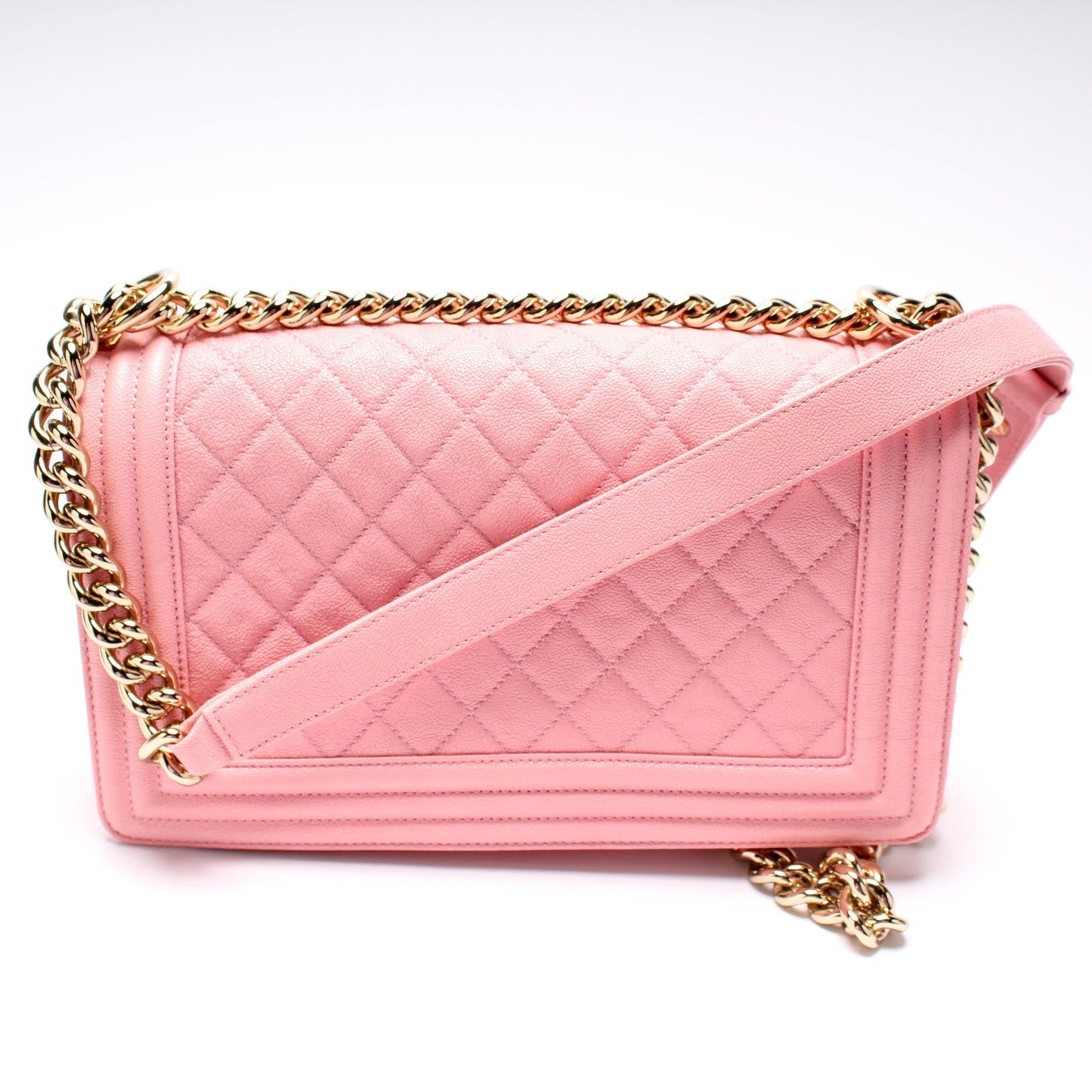 Chanel Boy Flap Medium Old Caviar 27M