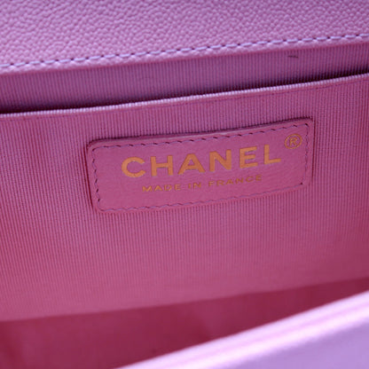 Chanel Boy Flap Medium Old Caviar 27M