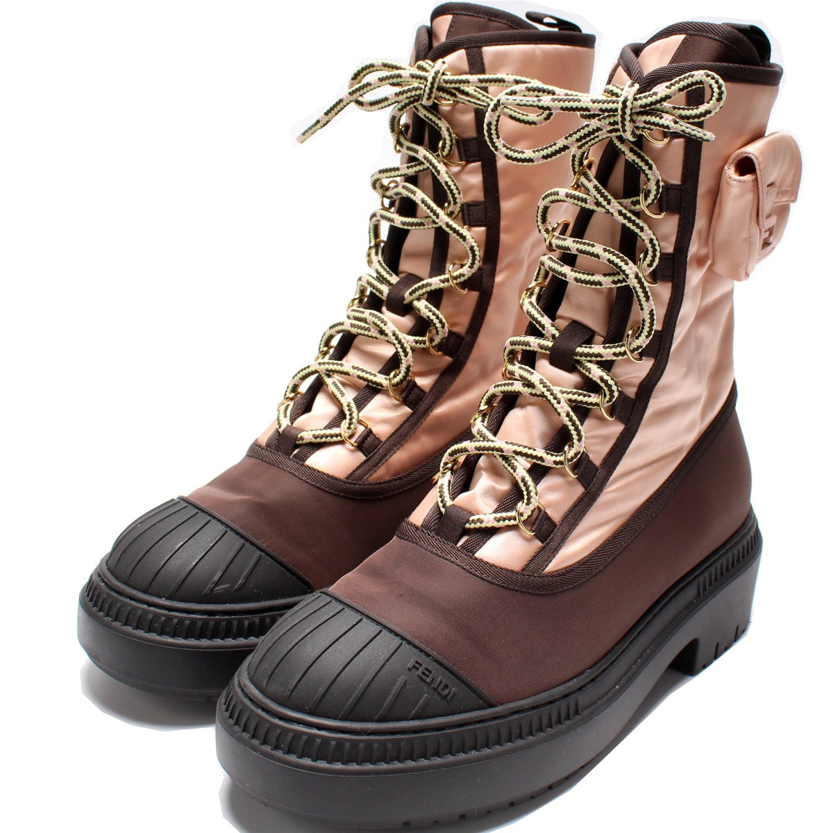 Domino Nylon Baguette Pocket Biker Boots Size 39.5