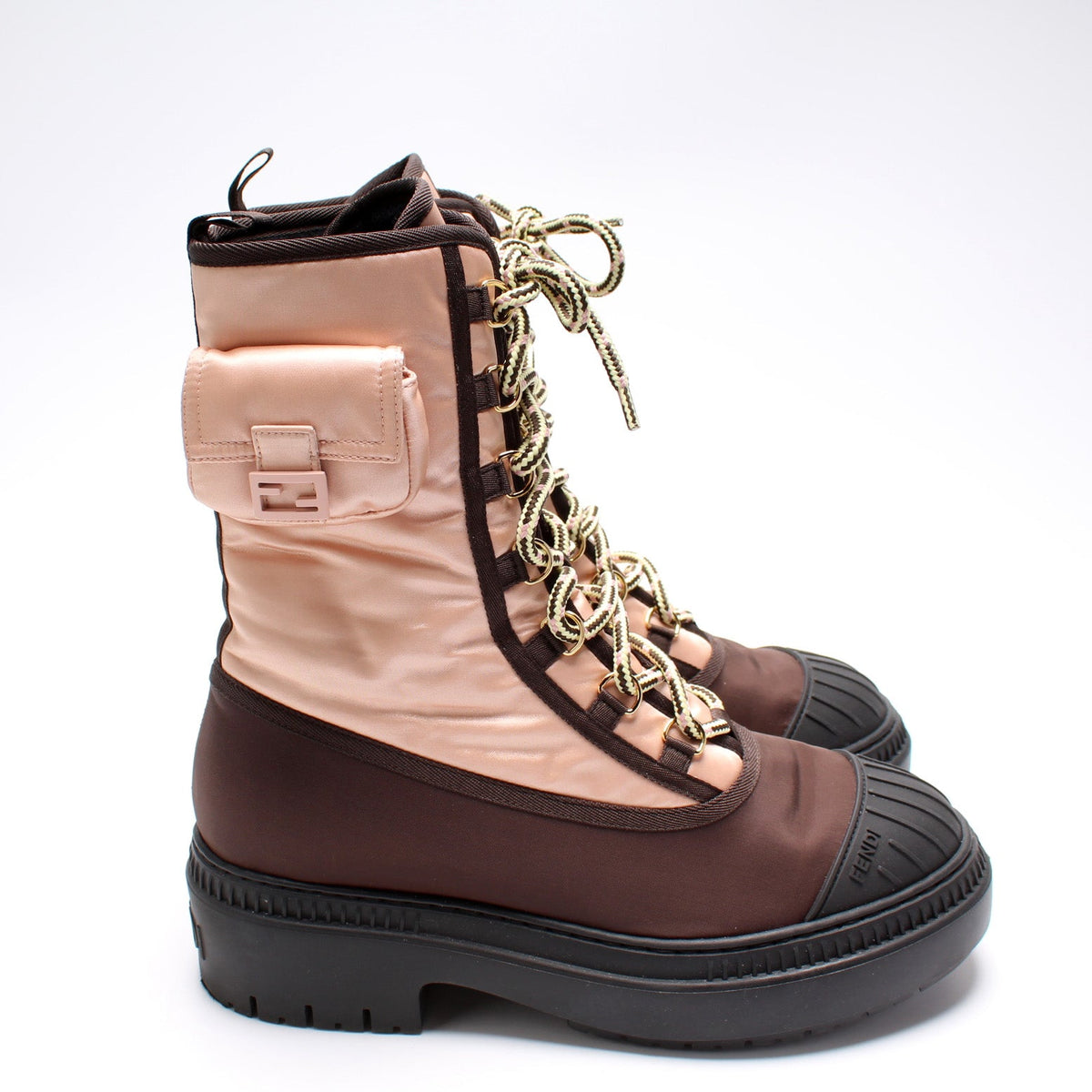 Domino Nylon Baguette Pocket Biker Boots Size 39.5