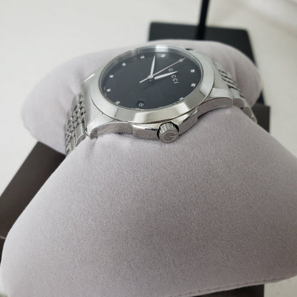 Gucci Men's Watch with 12-Point Diamonds YA126405 48194096